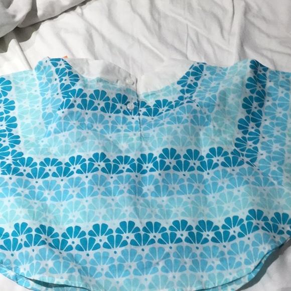 Gymboree 2T turquoise 💯cotton coverup NWT - Picture 6 of 8